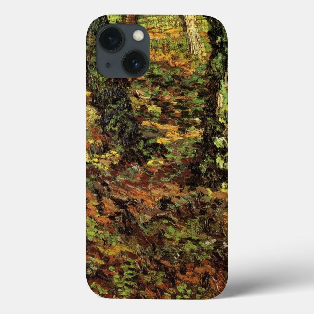 Coques Case-Mate iPhone Troncs d'arbres avec Ivy par Vincent van Gogh (Verso)
