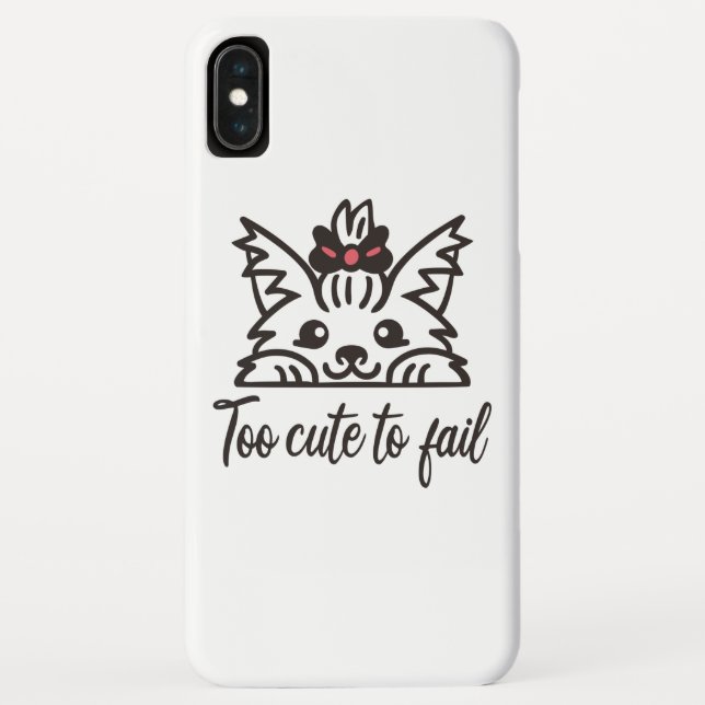 Coques Case-Mate iPhone Trop mignon pour échouer (Dos)