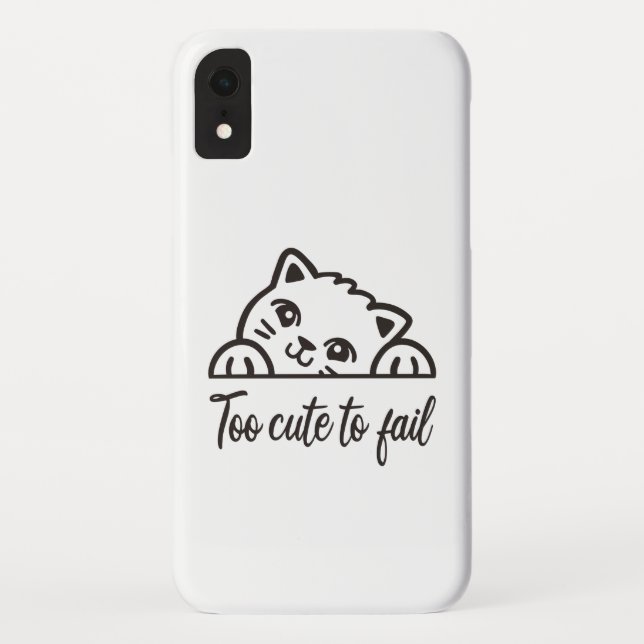 Coques Case-Mate iPhone Trop mignon pour échouer (Dos)
