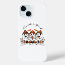 Trop mignon pour parler Halloween Ghost Phone Case