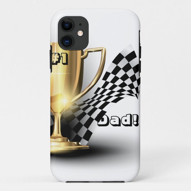 Coques Case-Mate iPhone Trophée d'or simple père Fête des pères (Dos)