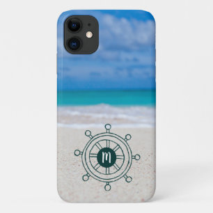 Case-Mate iPhone Case Tropical Beach Nautical Ship Monogramme