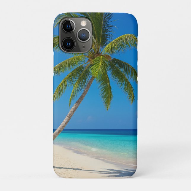 Coques Case-Mate iPhone Tropical Beach sable blanc turquoise (Dos)