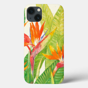 iPhone 13 Case Tropical Flowers   Bird of Paradise
