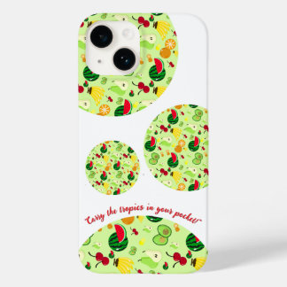 Coque Pour iPhone 14 Tropical Frenzy