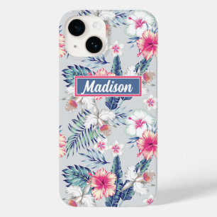 Coque Pour iPhone 14 Tropical Orchid Floral