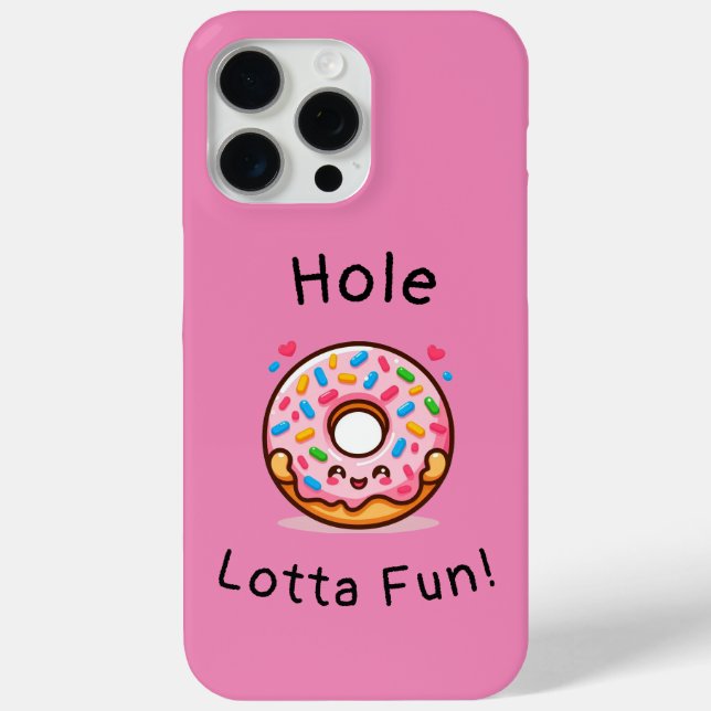 Coques Case-Mate iPhone Trou Lotta - Amusants Donut (Verso)