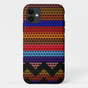 Coques Pour iPhone Trou métallique en acier inoxydable rayé 2