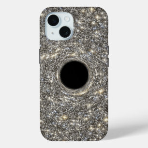 Coque Pour iPhone 15 Trou Noir Supermassif Au Milieu D'Une Galaxie.