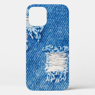 Case-Mate iPhone Case Trou sur Denim Jeans. Torn Blue je déchiré