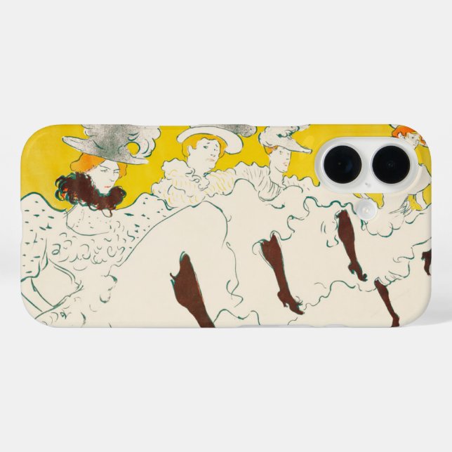 Coques Case-Mate iPhone Troupe de Mademoiselle Eglantine, Toulouse Lautrec (Verso (horizontal))