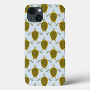 iPhone 13 Coque Troupeau de motif de tortues de mer
