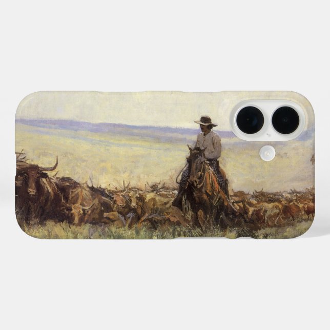 Coques Case-Mate iPhone Troupeau de sentiers au Wyoming par WHD Koerner (Verso (horizontal))