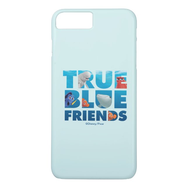 Coques Case-Mate iPhone Trouver Dory| Amis bleus véritables (Dos)