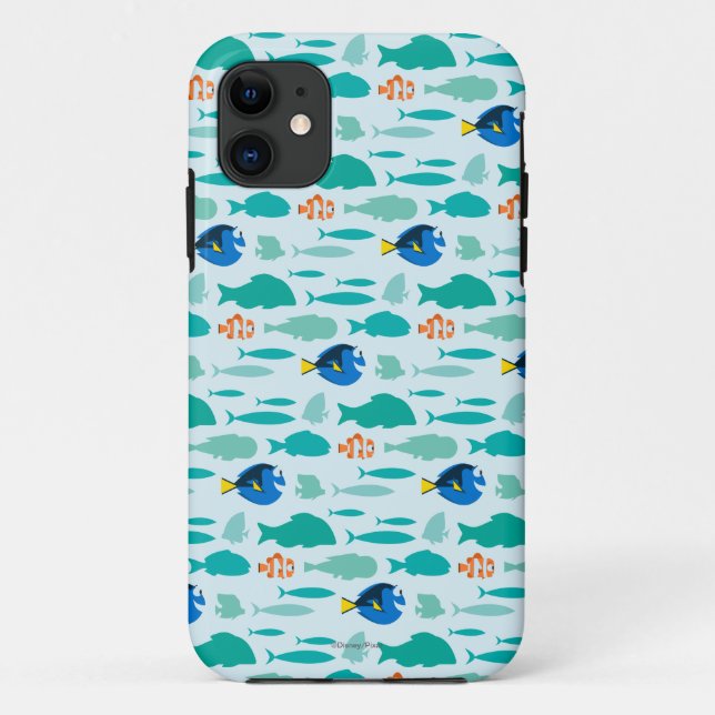 Coques Case-Mate iPhone Trouver le Motif de silhouette Dory (Dos)