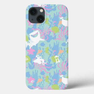 Etui iPhone 13 Trouver le Motif marin Dory Pastel