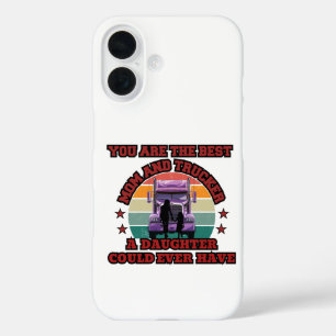 Coque Pour iPhone 16 Trucker Mère Fille Bond Famille Route Amour