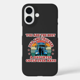 Coque Pour iPhone 16 Trucker Père Fille Bond Road Famille Amour