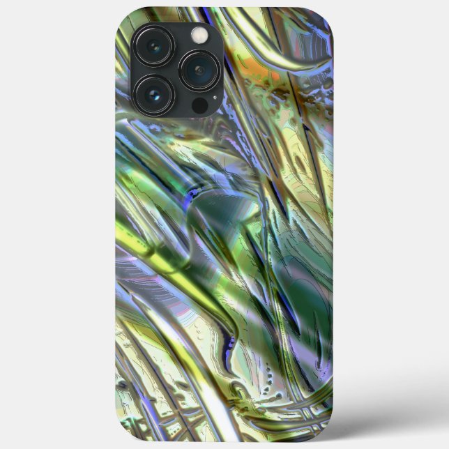 Coques Case-Mate iPhone Trucs en bambou, vert nacré doux (Verso)