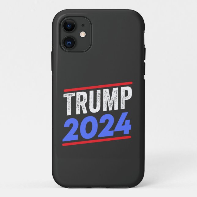 Coques Case-Mate iPhone Trump 2024 Pour le président Donald Jr. Maga Elect (Dos)
