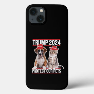 Case-Mate iPhone Case Trump 2024 Protégeons Nos Animaux de Compagnie Cha