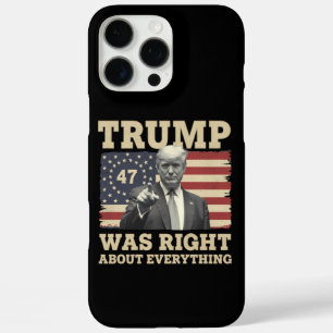 Coques iPhone 16 Pro Max Trump avait raison sur tout USA Amérique