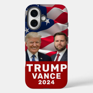Coque Pour iPhone 16 Trump Vance 2024