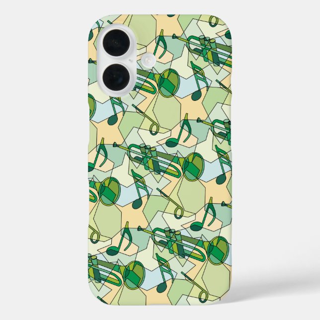 Coques Case-Mate iPhone Trumpet Music Notes Fragments (Verso)