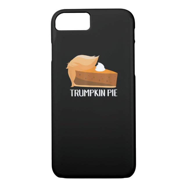 Coques Case-Mate iPhone Trumpkin Citrouille tarte drôle Thanksgiving (Dos)