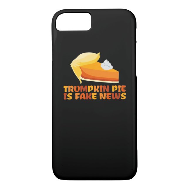 Coques Case-Mate iPhone Trumpkin Citrouille tarte drôle Thanksgiving Fitti (Dos)