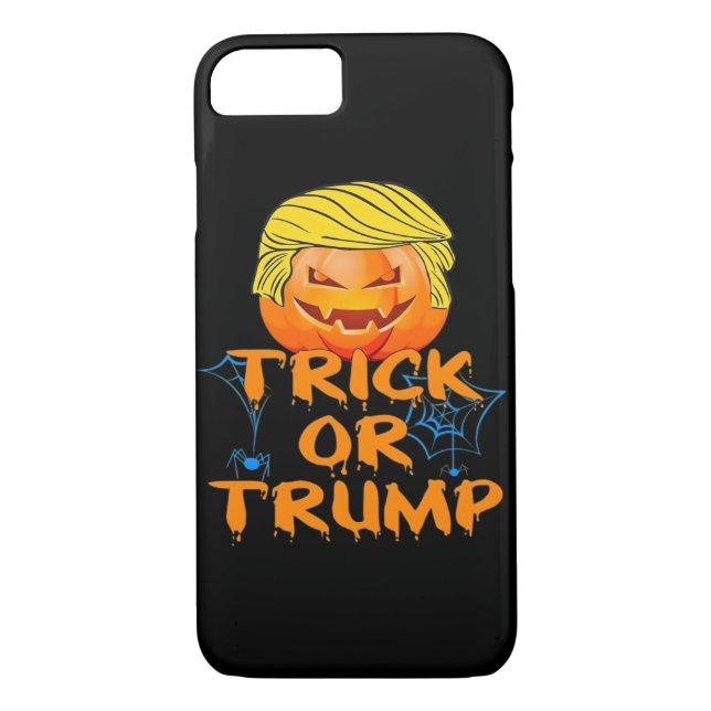 Coques Case-Mate iPhone Trumpkin Drôle Design Pour Halloween (Dos)