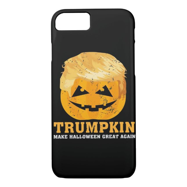 Coques Case-Mate iPhone Trumpkin drôle Rendre Halloween grand à nouveau (Dos)