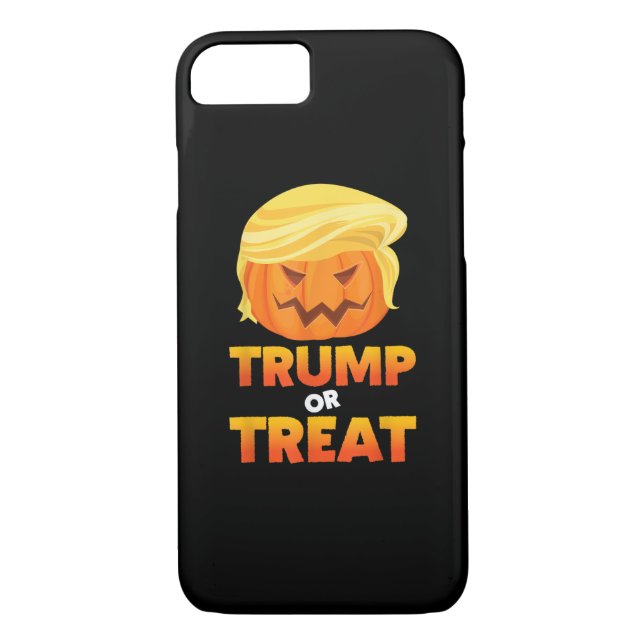 Coques Case-Mate iPhone Trumpkin Ou Treat Trumpkin Costume Halloween (Dos)