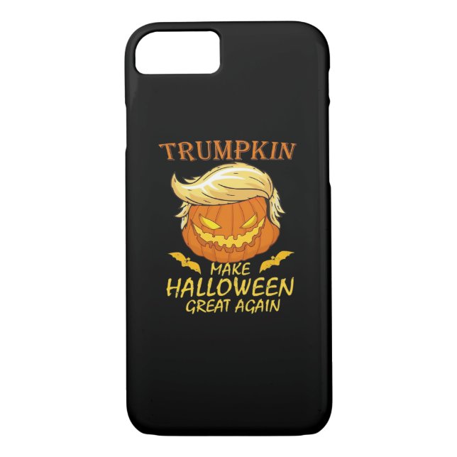 Coques Case-Mate iPhone Trumpkin Rendre sa grandeur à Halloween - Retro Pu (Dos)