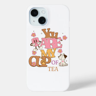 Coque Pour iPhone 15 Tu es ma tasse de thé