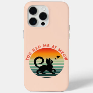 Coque iPhone 15 Pro Max Tu M'As Eu À Meow Cute Cat