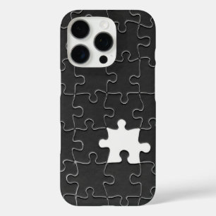 Coques iPhone 16 Pro Tu Me Complètes Romantique Noir et Blanc Puzzle