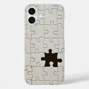 Coques iPhone 16 Plus Tu Me Complètes Romantique Noir et Blanc Puzzle