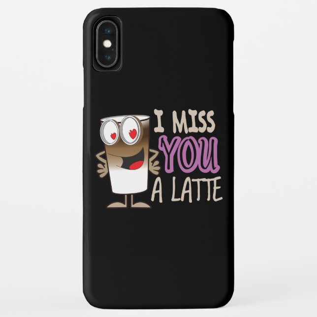 Coques Case-Mate iPhone Tu me manques beaucoup (Dos)