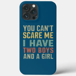 Case-Mate iPhone Case Tu ne peux pas me faire peur J'ai deux garçons et