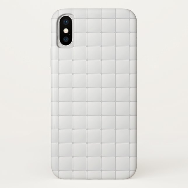 Coques Case-Mate iPhone Tuile blanche (Dos)
