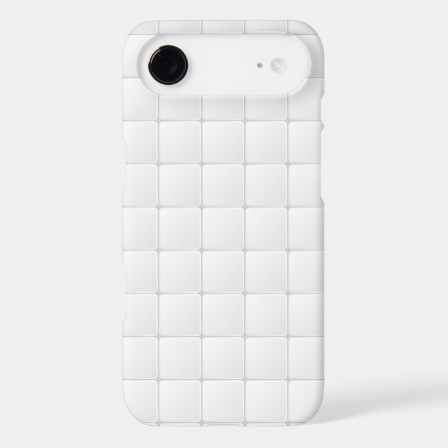 Coques Case-Mate iPhone Tuile blanche (Verso)