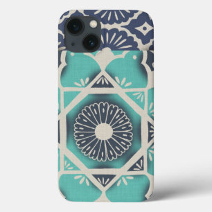 iPhone 13 Case Tuile bleue II de batik