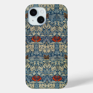 Coque Pour iPhone 15 Tulip et Rose Date, Design 1876 William Morris