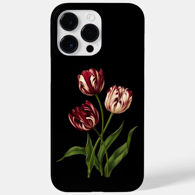 Coques Case-Mate iPhone Tulip tardif 001 ~ Art botanique~ (Verso)