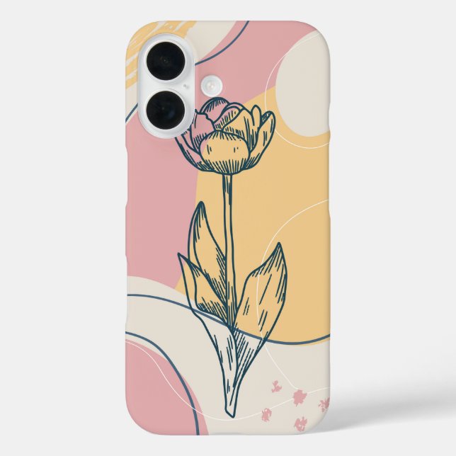 Coques Case-Mate iPhone Tulipe Abstraite (Verso)