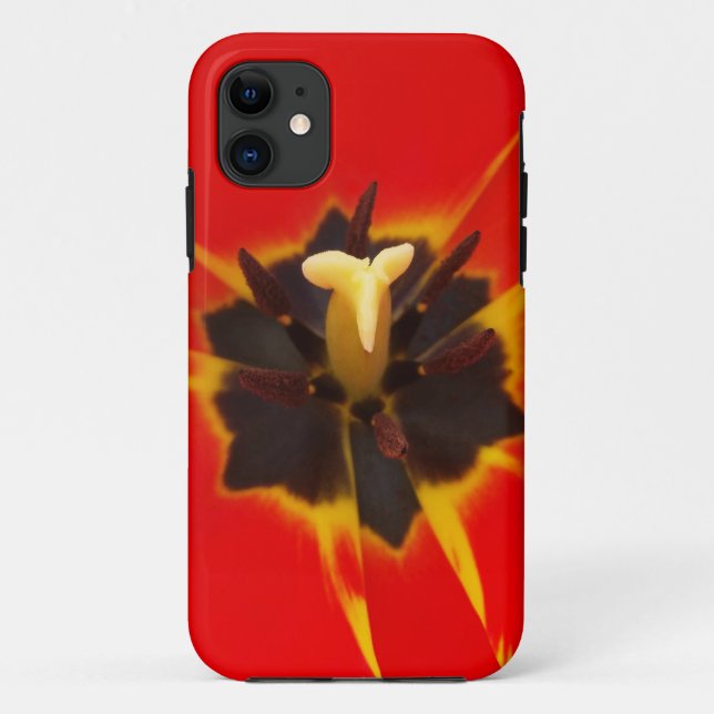 Coques Case-Mate iPhone tulipe jaune rouge (Dos)