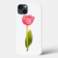 Tulipe rose - Art Fleur esthétique brillant