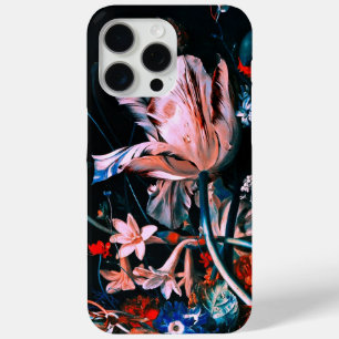 Coque iPhone 15 Pro Max TULIPES BLANCHES ROSES FLEURS COLORÉES DANS Floral