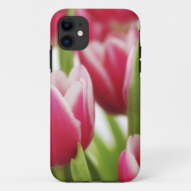 Coques Case-Mate iPhone Tulipes roses (Dos)